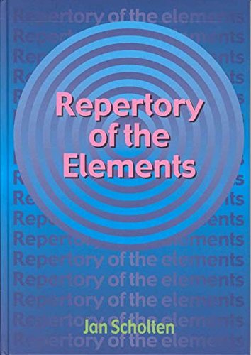 Repertory of the elements by Jan Sholten